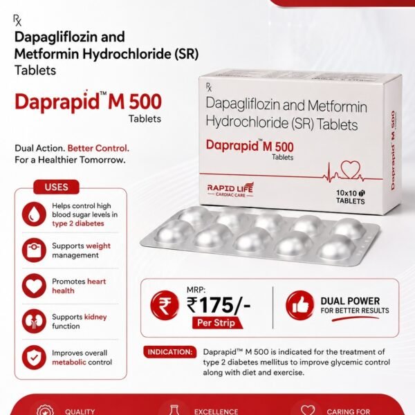 Dapagliflozin + Metformin HCL Tablet