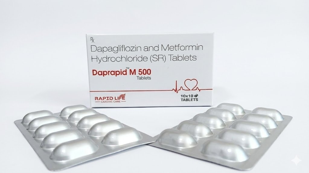 Dapagliflozin + Metformin HCL Tablet DAPRAPID M/500