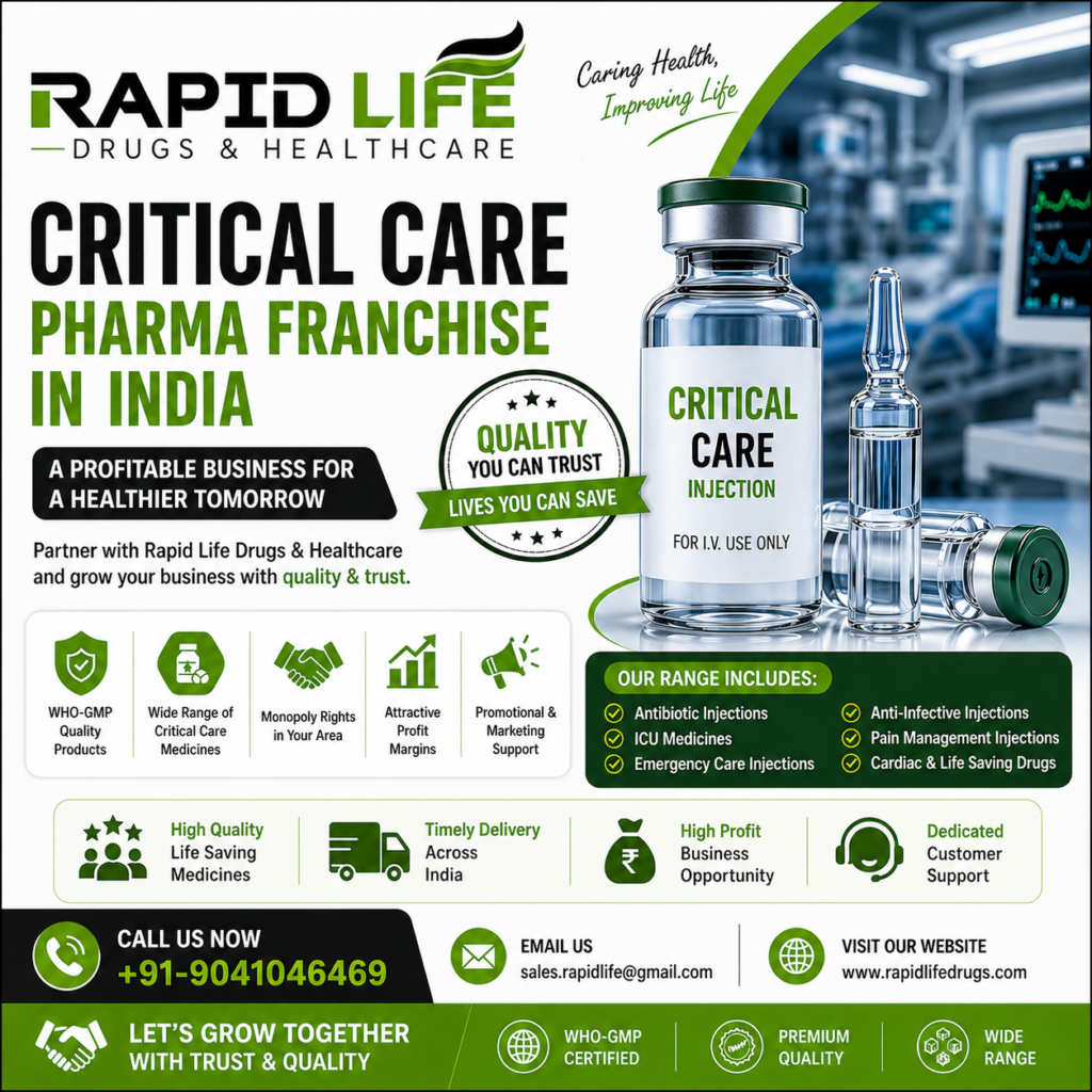 Critical Care Pharma Franchise in India