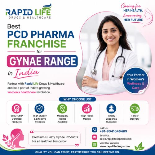 Best PCD Pharma Franchise for Gynae Range in India – Rapid Life Drugs & Healthcare