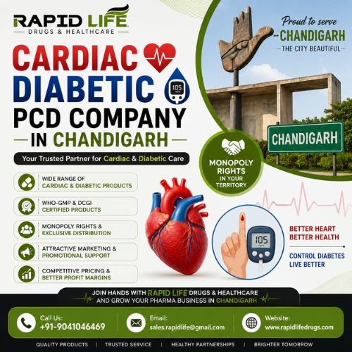 Cardiac Diabetic PCD Company in Chandigarh – Rapid Life Drugs & Healthcare