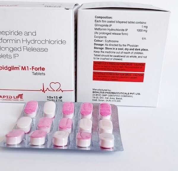 Glimepiride And Metformin Hydrochloride Prolonged relaeased tablets IP
