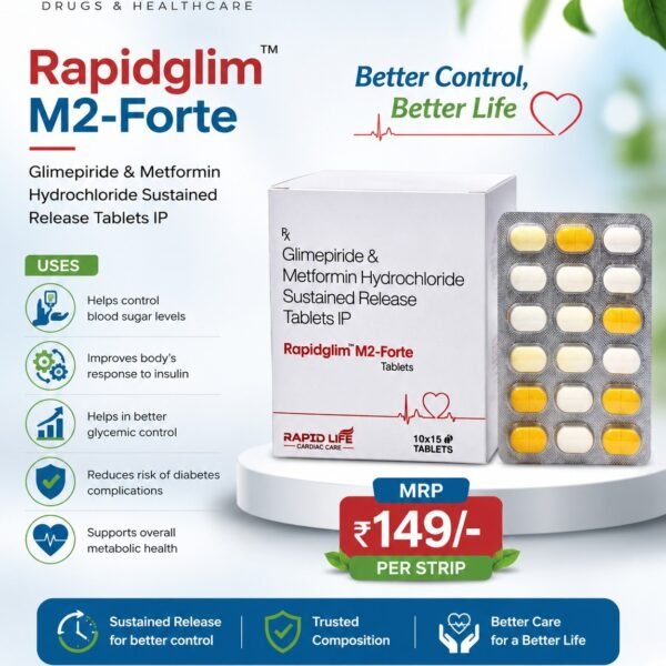 Glimepiride And Metformin Hydrochloride Prolonged Release Tablets IP